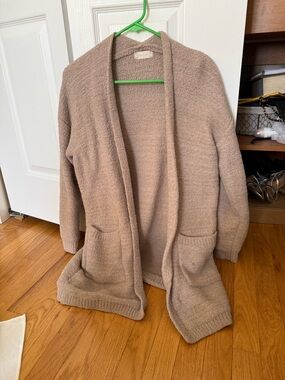 Altar'd State Open-Front Cardigan Sweater - Beige